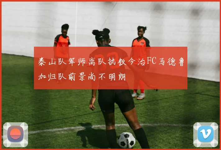 泰山队军师离队执教今治FC马德鲁加归队前景尚不明朗