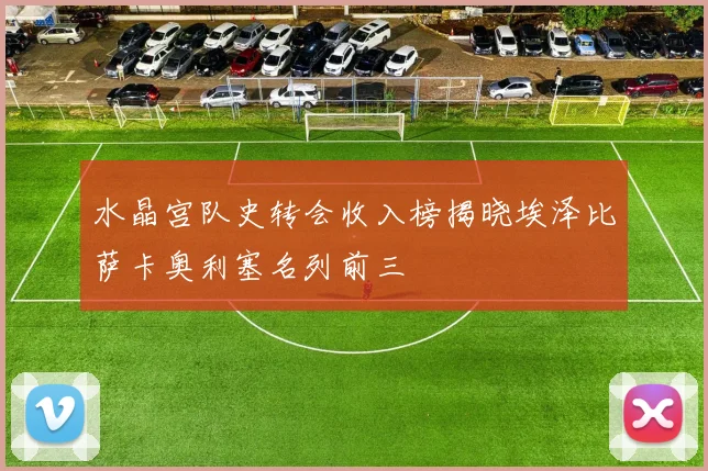 水晶宫队史转会收入榜揭晓埃泽比萨卡奥利塞名列前三